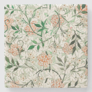 William Morris Jasmin-Garten-Blumen-Klassiker Steinuntersetzer
