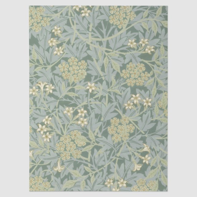 William Morris | Jasmin-Muster Seidenpapier (Vorderseite)