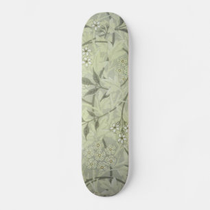 William Morris Jasminblumen Tapetenkunst Skateboard