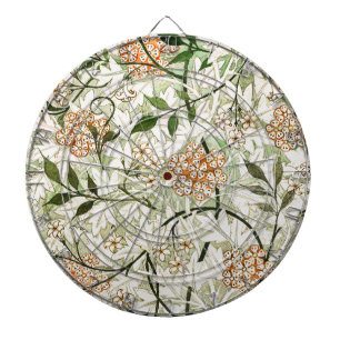 William Morris Jasminblüten-Gartengestaltung Dartscheibe