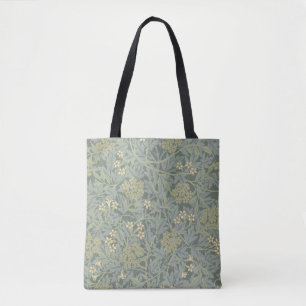 William Morris Jasmine Blue Green Botanic Art