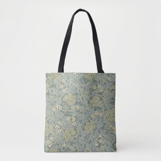 William Morris Jasmine Blue Green Botanic Art (Vorderseite)