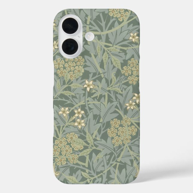 William Morris Jasmine Blue Green Botanic Art Case-Mate iPhone Hülle (Rückseite)