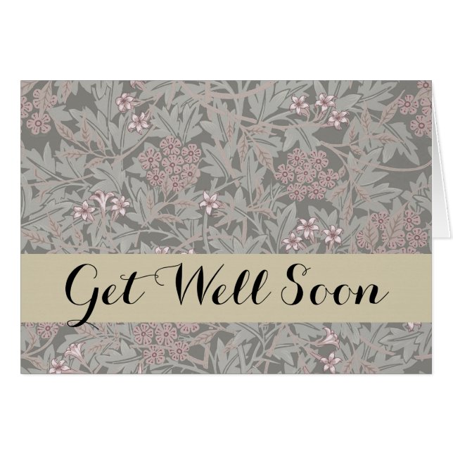 William Morris Jasmine Blume Pattern (Vorderseite (Horizontal))