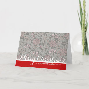 William Morris Jasmine Blume Pattern Feiertagskarte