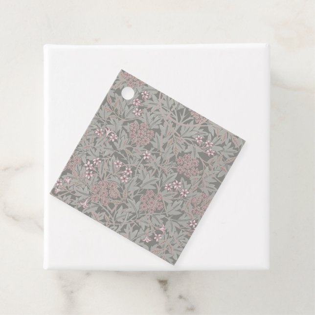 William Morris Jasmine Blume Pattern Geschenkanhänger (Beispiel)