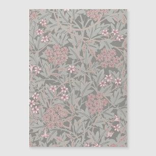 William Morris Jasmine Blume Pattern Magnetkarte