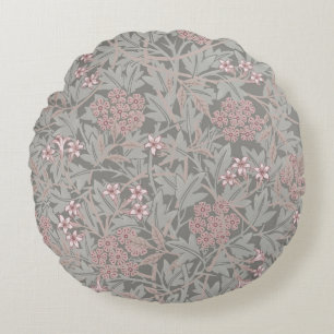 William Morris Jasmine Blume Pattern Rundes Kissen