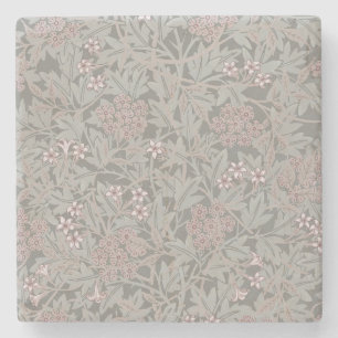 William Morris Jasmine Blume Pattern Steinuntersetzer