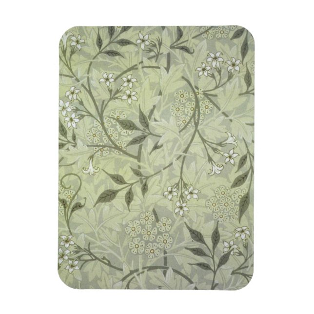 William Morris Jasmine Blume Wallpaper Art Magnet (Vertikal)
