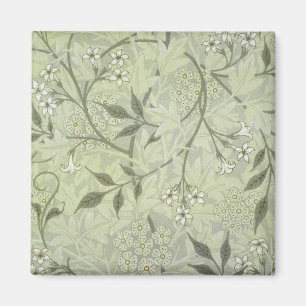 William Morris Jasmine Botanical Magnet