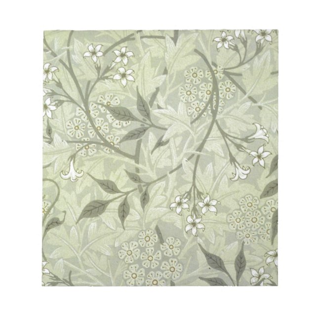 William Morris Jasmine Botanical Notizblock (Vorderseite)