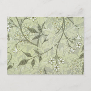 William Morris Jasmine Botanical Postkarte