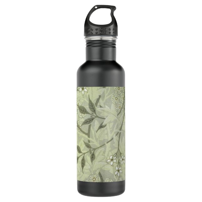 William Morris Jasmine Botanical Trinkflasche (Vorderseite)