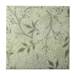 William Morris Jasmine Botanische Vintage Antik Fliese