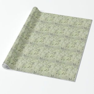 William Morris Jasmine Botanische Vintage Antik Geschenkpapier