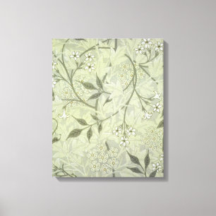 William Morris Jasmine Botanische Vintage Antik Leinwanddruck