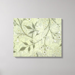 William Morris Jasmine Botanische Vintage Antik Leinwanddruck