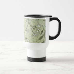 William Morris Jasmine Botanische Vintage Antik Reisebecher