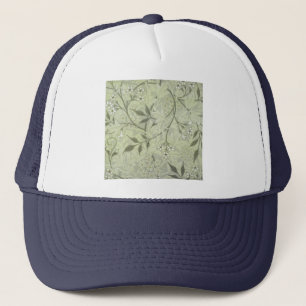 William Morris Jasmine Botanische Vintage Antik Truckerkappe