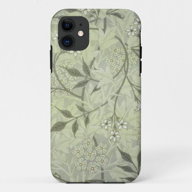 William Morris Jasmine Botanische Vintage Antiquit Case-Mate iPhone Hülle (Rückseite)