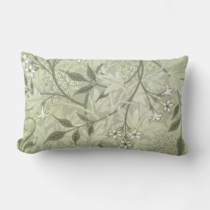 William Morris Jasmine Botanische Vintage Antiquit Lendenkissen