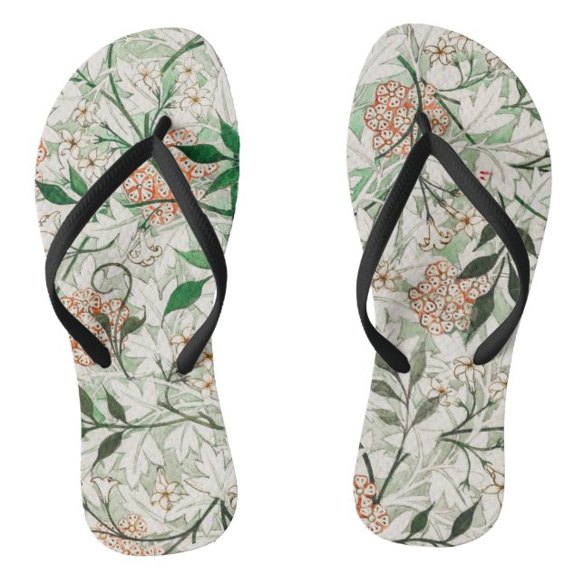 William Morris Jasmine Garden Blume Classic Flip Flops (Fußbett)