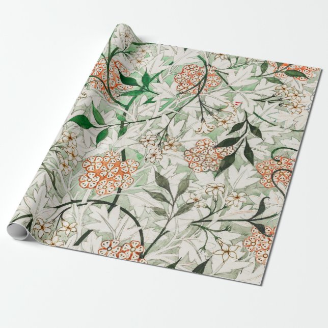 William Morris Jasmine Garden Blume Classic Geschenkpapier (Ungerollt)