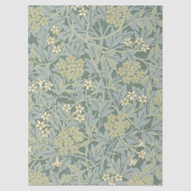 William Morris | Jasmine Pattern Seidenpapier (Vorderseite)