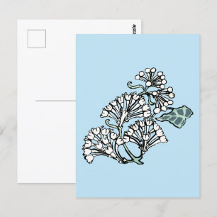 William Morris Jasmine und Blätter Pattern Postkarte