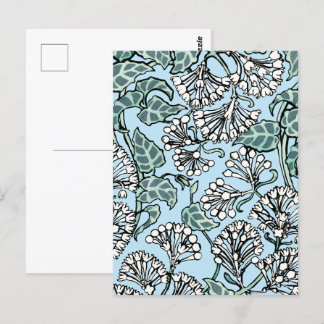 William Morris Jasmine und Blätter Pattern Postkarte