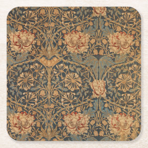 William Morris Jelängerjelänger Reicher Tapete Rechteckiger Pappuntersetzer