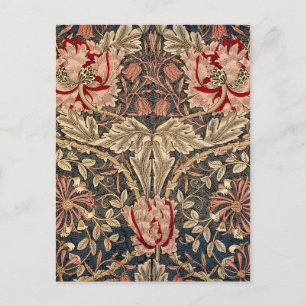 William Morris Jelängerjelänger Vintage-Muster Postkarte