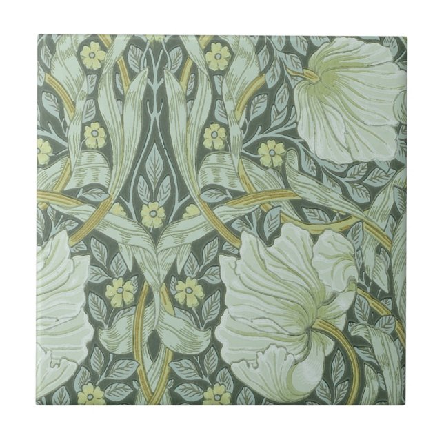 William Morris, Jugendstil-Muster, schöne Kunst Fliese (Vorderseite)
