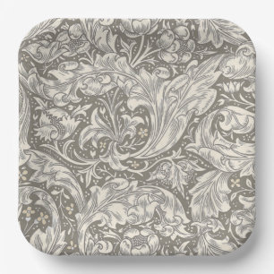 William Morris Junggesellenknopf Antique-Damask Pappteller