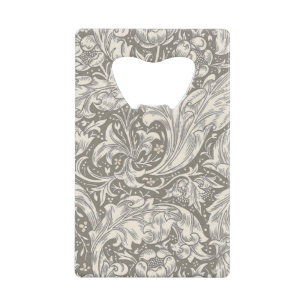 William Morris Junggesellenknopf Antique-Damaskus Geldbeutel Flaschenöffner