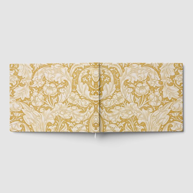 William Morris Junggesellenknopf-Blume Klassisch Gästebuch (Voll)