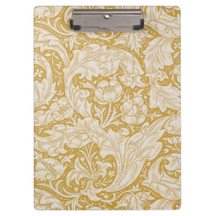 William Morris Junggesellenknopf-Blume Klassisch Klemmbrett