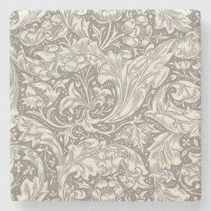 William Morris Junggesellenknopf-Blumen-Blumen- Bo Steinuntersetzer