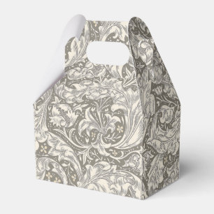 William Morris Junggesellenknopf-Blumen-Blumenmust Geschenkschachtel