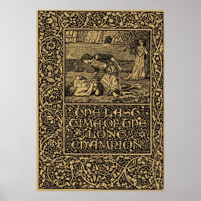 William Morris Kelmscott Press page 1896 Poster (Vorne)