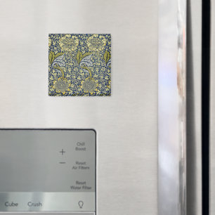 William Morris Kennet Blumentangete Blau Gold Magnet