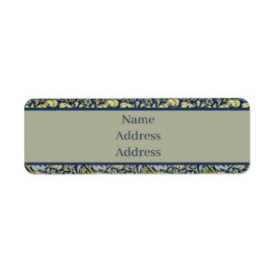 William Morris Kennet Floral Wallpaper Blue