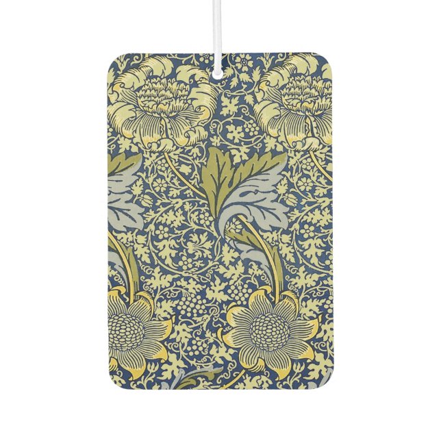 William Morris Kennet Floral Wallpaper Blue Autolufterfrischer (Vorderseite)