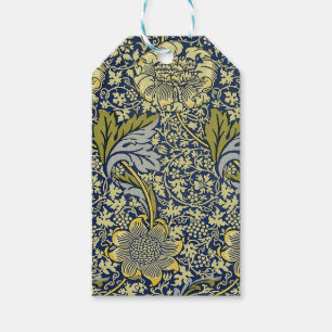 William Morris Kennet Floral Wallpaper Blue Geschenkanhänger
