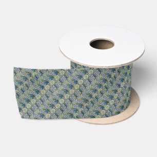 William Morris Kennet-Muster (Blau) Satinband