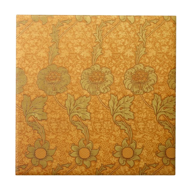 William Morris Kennet-Muster Fliese (Vorderseite)