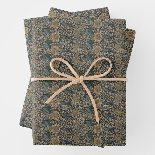 William Morris: Kennet Wrapping Paper Sheets Geschenkpapier Set (Beispiel)