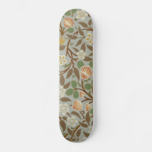 William Morris Kleeblatt-Blumen-Kunstmuster Skateboard