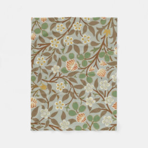 William Morris Kleeblatt Botanische Blume Fleecedecke